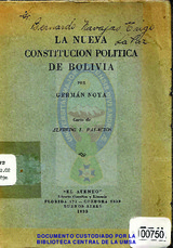 La Nueva Constitución Política De Bolivia.